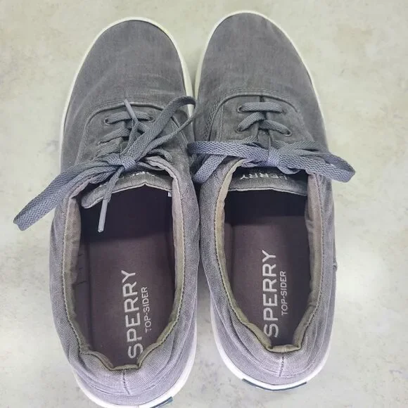 Sperry Sneakers Gray 10.5  - Picture 6 of 8